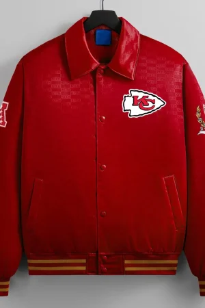 Race Kansas City Chiefs Red Bomber Jacket
