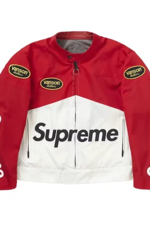 Vanson Supreme Moto Racing Leather Jacket