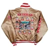 49ers Legends Gold Varsity Satin Jacket