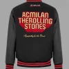 AC Milan X Rolling Stones Letterman Varsity Jacket
