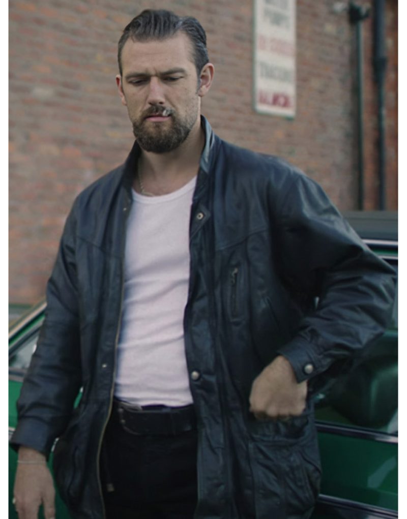 5lbs Of Pressure 2024 Alex Pettyfer Black Leather Jacket /