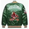 Arizona Coyotes Exclusive Green Satin Jacket
