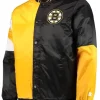 Boston Bruins Ice Hockey Club Satin Jacket