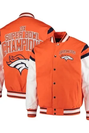 Broncos 3x Super Bowl Champions Jacket