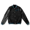 Carolina Panthers Black Letterman Jacket