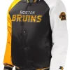 Boston Bruins Letterman Satin Jacket