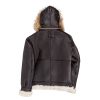 B-3 Hooded Sheepskin Bomber Jacket