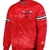 Chicago Bulls Pick & Roll Varsity Satin Jacket