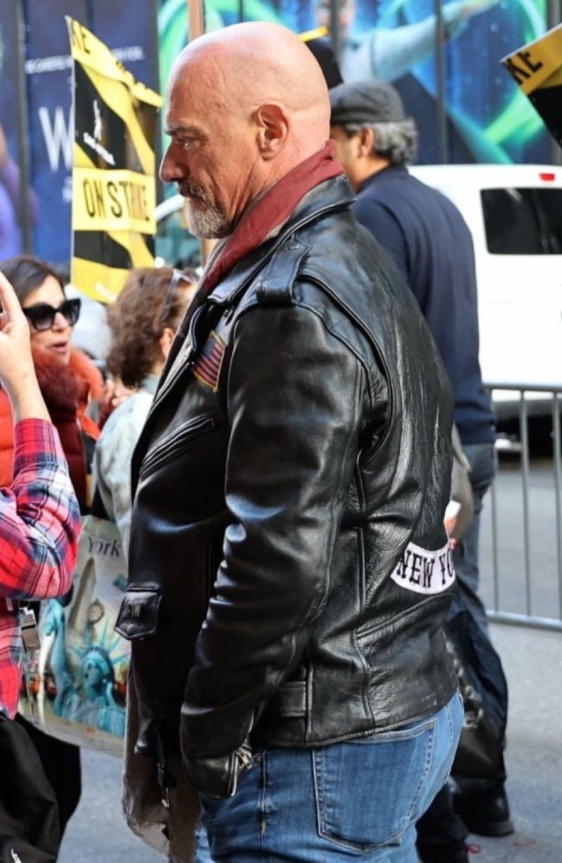 Christopher Meloni Moto Style Jacket
