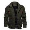 Casual Hooded Military Cargo Jacket