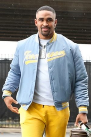 Jalen Hurts Ice Cream Baseball Jacket