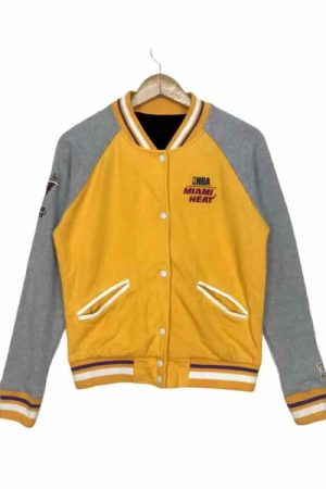 Jeff Hamilton Miami Heat Basketball Varsity Jacket