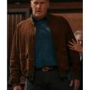 A Man In Full 2024 Jeff Daniels Brown Suede Jacket