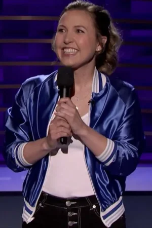 Taylor Tomlinson Conan S09 Blue Bomber Jacket