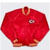 Kansas City Chiefs Varsity Red Satin Jacket