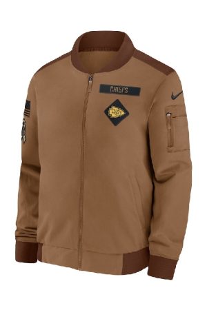 Kansas City Chiefs Salute to Service Bomber Jacket