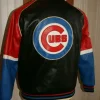 Jeff Hamilton MLB Chicago Cubs Black Leather Jacket