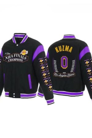Kyle Kuzma 0 Polyester Los Angeles Lakers Jacket