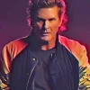 Kung Fury Cobra Bomber Leather Jacket