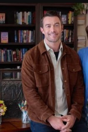 Blind Date Book Club 2024 Robert Buckley Brown Jacket