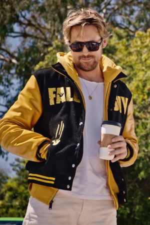The Fall Guy 2024 Ryan Gosling Carpool Varsity Jacket
