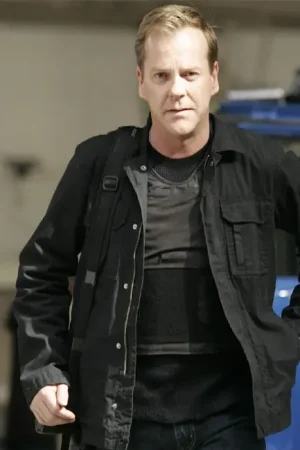 Jack Bauer 24 Season 07 Black Cotton Jacket