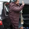 The Crown S04 Queen Elizabeth Mother Puffer Coat