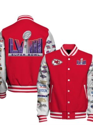 Kansas City Chiefs Super Bowl LVIII Baseball Jacket