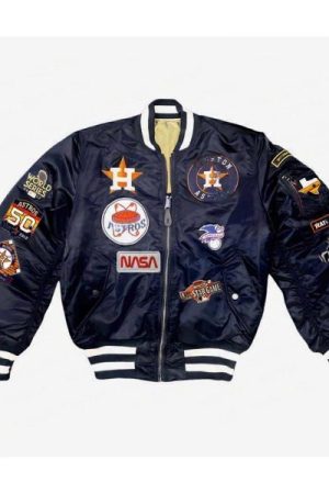 Kate Upton 2022 World Series Houston Astros Blue Jacket
