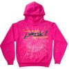 Kai Cenat Sp5der P*nk Pink Hoodie
