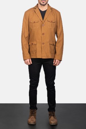 Kajetan Khaki Safari Jacket