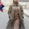 Elizabeth II The Crown S06 Cotton Trench Coat