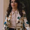 The White Lotus S2 Sabrina Impacciatore Printed Blazer