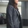 The Rookie 2024 Alyssa Diaz Grey Plaid Blazer