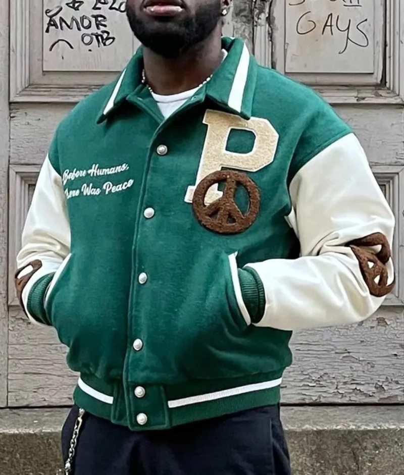 The Peaceful People Letterman Jacket