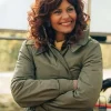 Unsung Hero 2024 Candace Cameron Bure Green Jacket