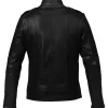 Valentines Couple Black Leather Jacket