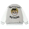 Vancarhell Nothing 99 Grey Letterman Jacket