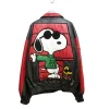 Vintage 90s Snoopy Joe Cool Leather Jacket