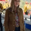 Virgin River S05 Hope Mccrea Brown Cotton Jacket