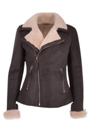 Women’s Aviator Shearling Jacket