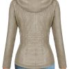 Women Removable Leather Jacket