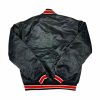 Vintage Black NBA Jeff Hamilton Miami Heat Satin Jacket