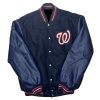 Vintage Washington Nationals Jeff Hamilton Varsity Jacket