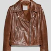 Womens Leather Motorcycle Jacket