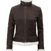 Womens Shearling Brown Jacket