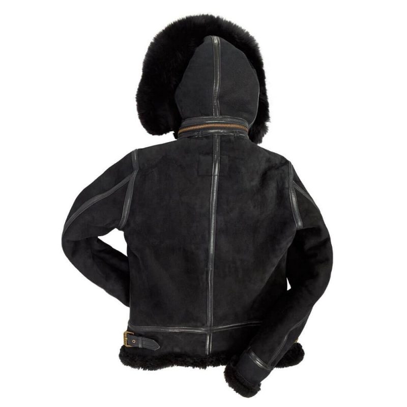 Women’s Hooded B-3 Bomber Jacket