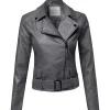 Womens Motorcycle Leather Jacket