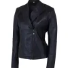 Womens Motorbike Sheep Leather Jacket