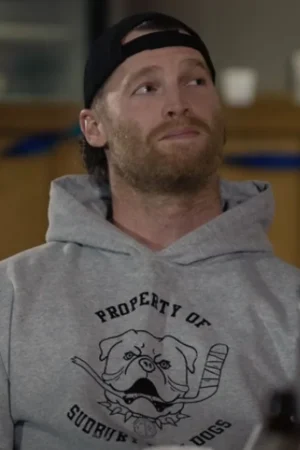 Jared Keeso Shoresy Season 01 Grey Hoodie